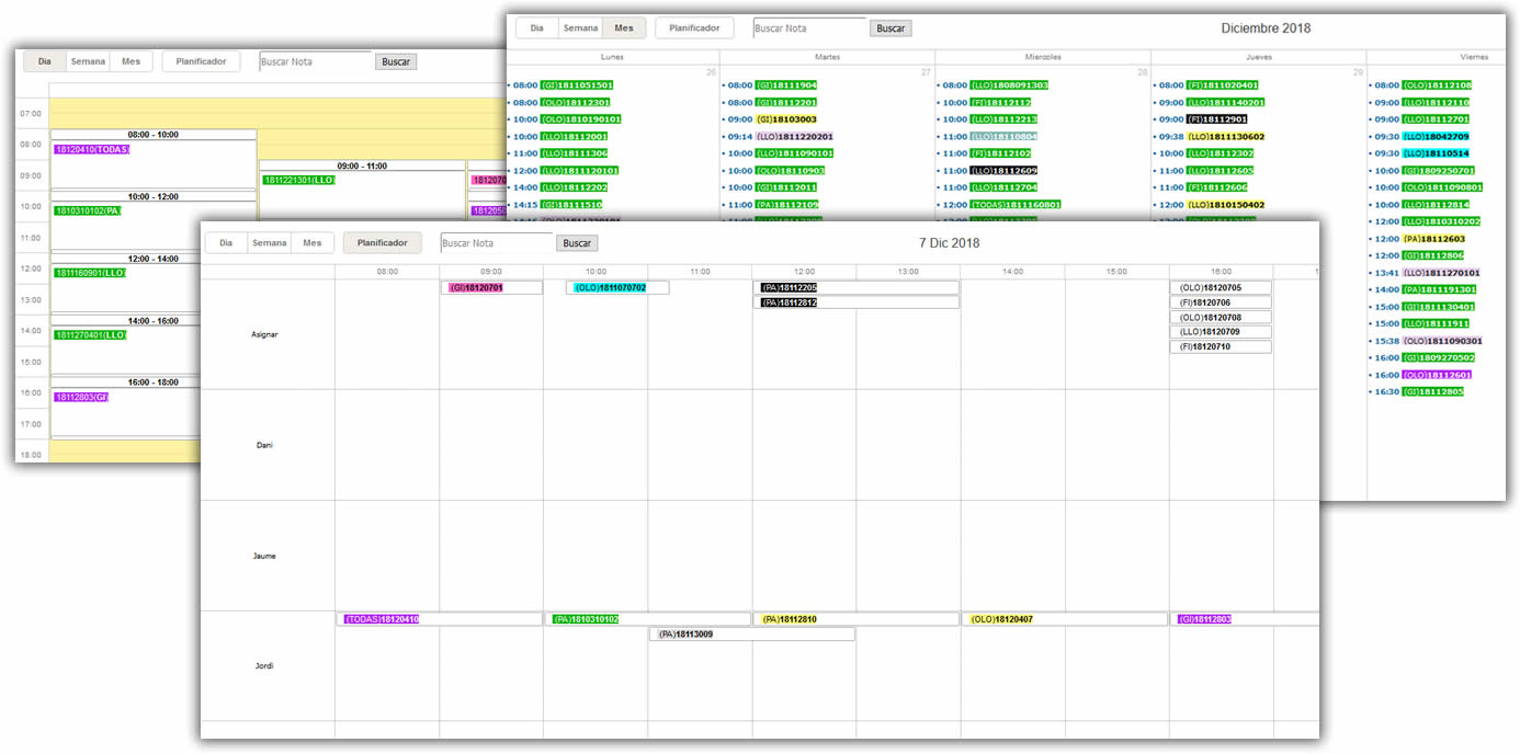 Planificador o agenda online dentro de tu software SAT